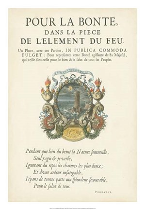 Framed Non-Embellished Bookplate VIII Print