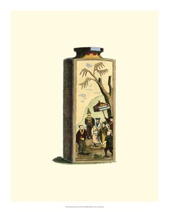 Framed Oriental Porcelain II Print