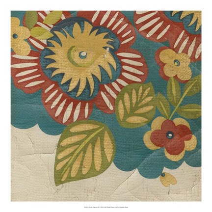 Framed Picnic Tapestry II Print