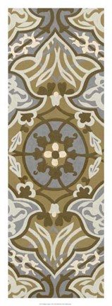 Framed Palladium Tapestry I Print