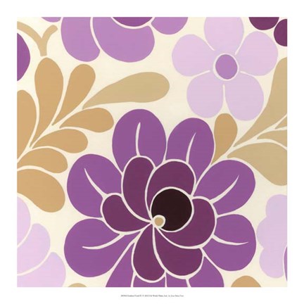 Framed Fuchsia Floral IV Print