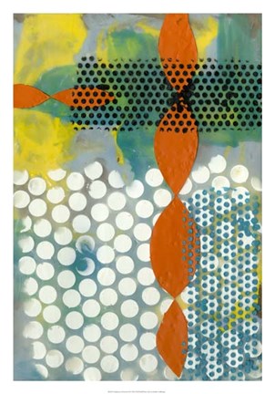 Framed Translucent Abstraction II Print