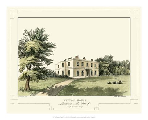 Framed Lancashire Castles I Print