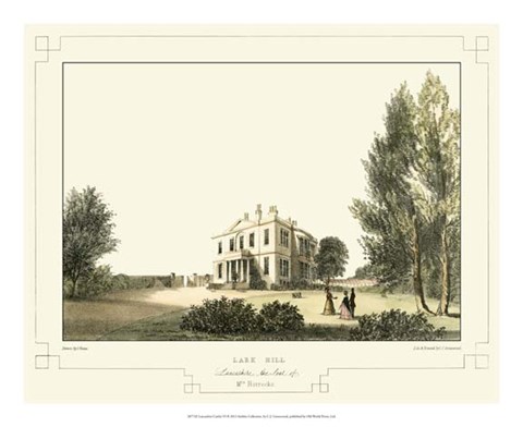 Framed Lancashire Castles VI Print