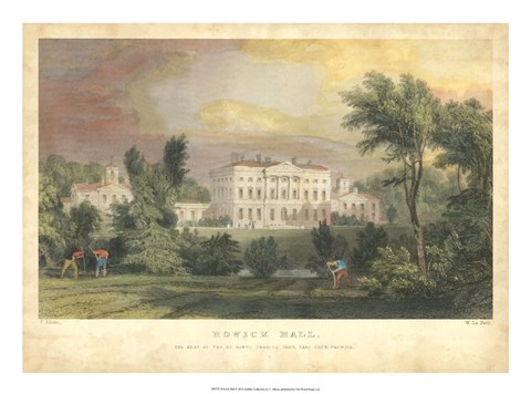 Framed Howick Hall Print