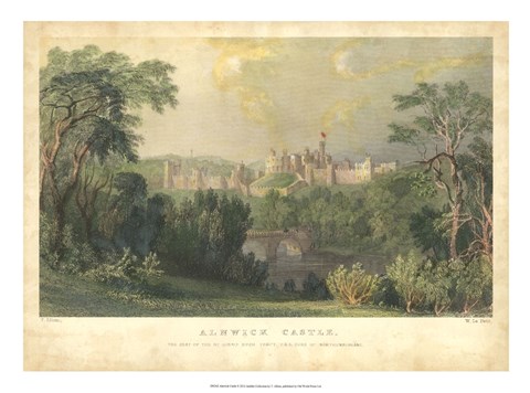 Framed Alnwick Castle Print