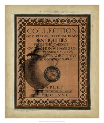 Framed Antiquities Collection II Print