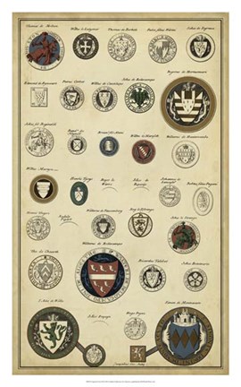 Framed Imperial Crest III Print