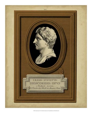 Framed Greek Cameo II Print