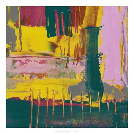 Framed City Lights II Print