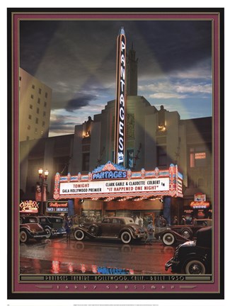 Framed Pantages Premier Print