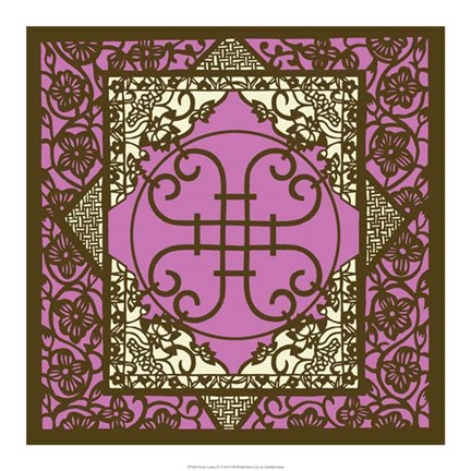 Framed Exotic Lattic IV Print