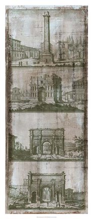 Framed Architectural Survey I Print