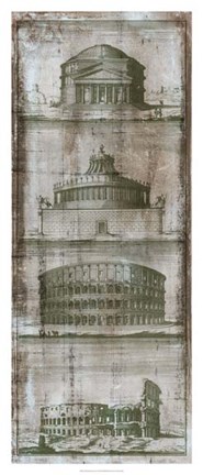 Framed Architectural Survey II Print