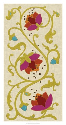 Framed Cloisonne Panel II Print