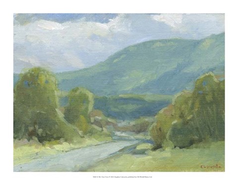 Framed Mt. Tom View Print