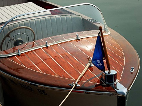 Framed Antique Boating III Print