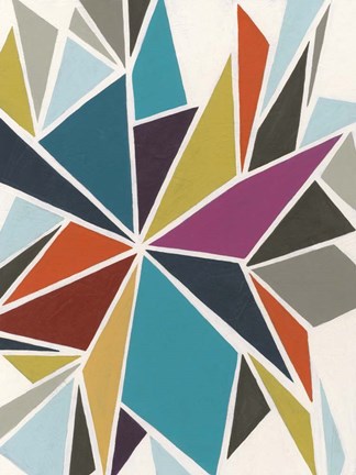 Framed Pinwheel II Print