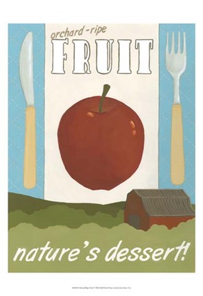 Framed Orchard-Ripe Fruit Print