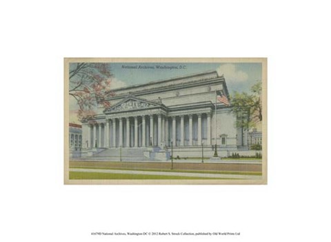 Framed National Archives, Washington, D.C. Print