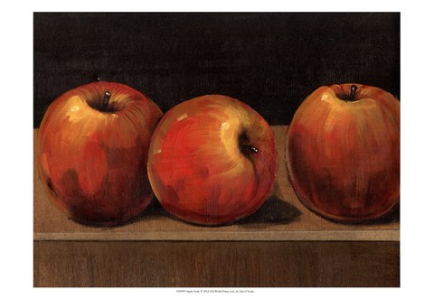 Framed Apple Study Print