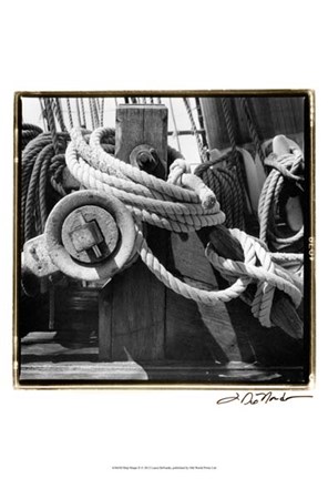 Framed Ship Shape II Print