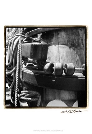 Framed Ship Shape III Print