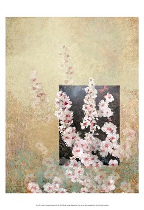 Framed Cherry Blossom Abstract III Print