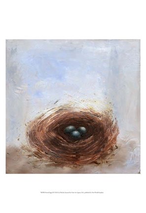 Framed Nested Eggs II Print