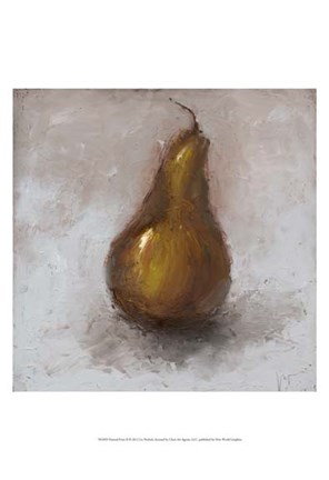 Framed Painted Fruit II Print