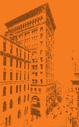 Framed Chicago 1920s Print