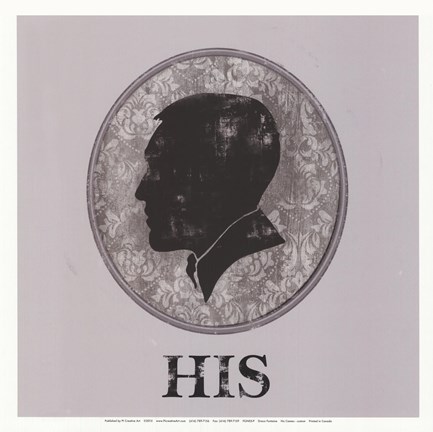 Framed His Cameo Print