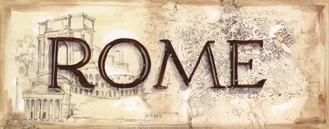 Framed Rome Print