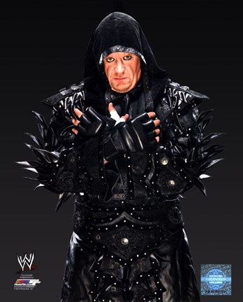 Framed Undertaker 2013 black background Print