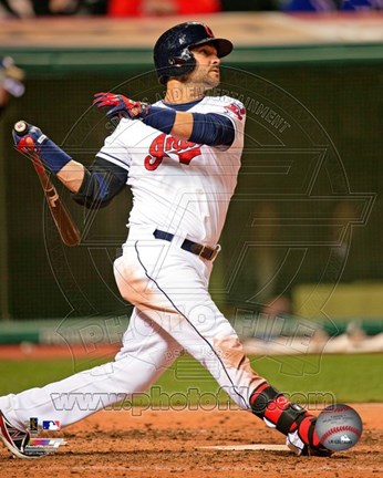 Framed Nick Swisher in Action 2013 Print