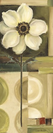 Framed 60&#39;s Blooms 1 detail Print