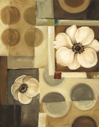 Framed 60&#39;s Bloom 4 Print