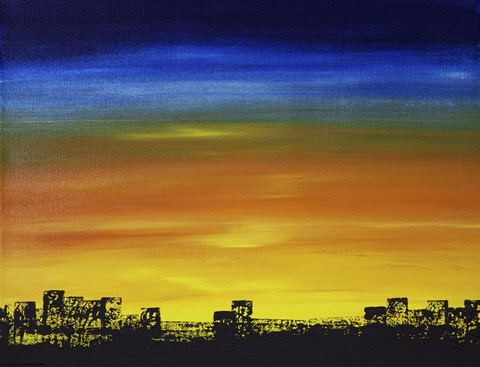 Framed Skyline II Print