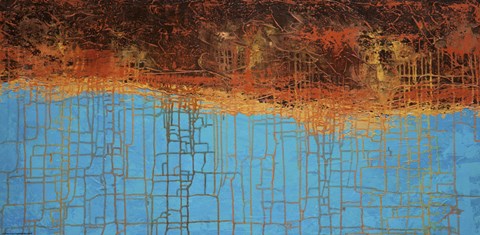 Framed Electrical Charge X Print