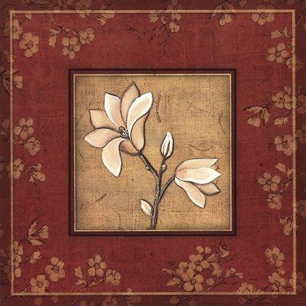 Framed Touch of Red IV Print