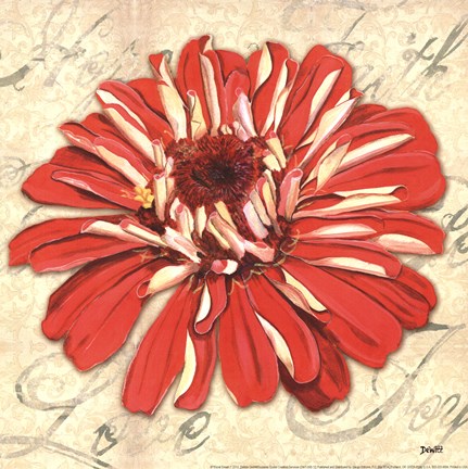 Framed Floral Dream I Print