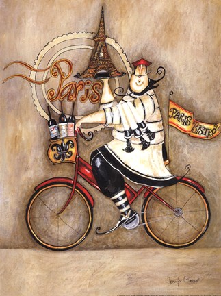 Framed Paris Bistro II Print