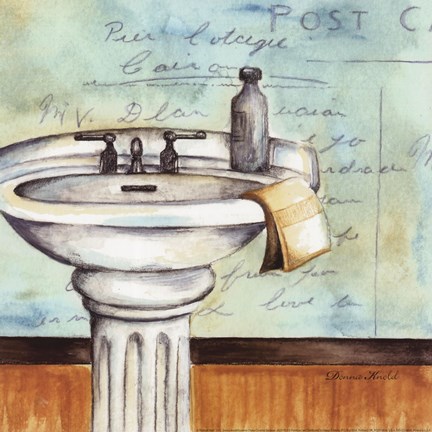 Framed Refresh Bath Print