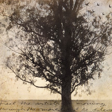 Framed Under the Trees II Print