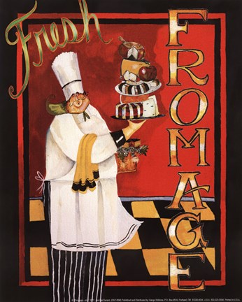 Framed Fromage - mini Print