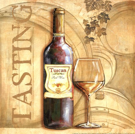 Framed Tasting Notes I Print