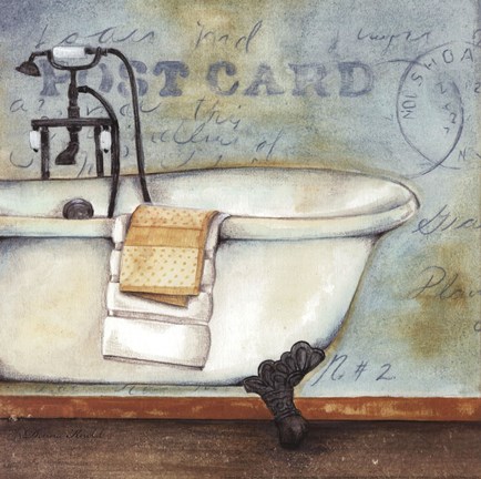 Framed Soothing Bath Print