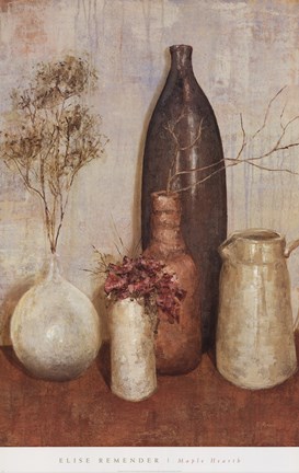 Framed Maple Hearth Print