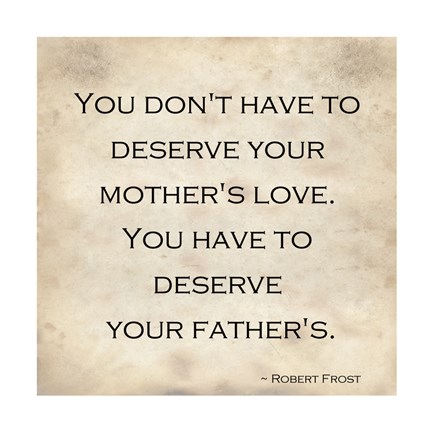 Framed Your Father&#39;s Love Print