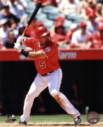 Framed Albert Pujols 2013 Action Print